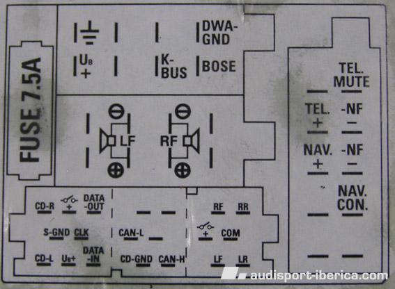 Necesito saber que cables son del radio al fis - Audi A4 B5 (1995-2001) -  Audisport Iberica