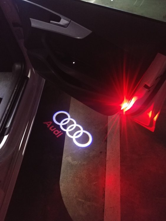 Luz De Cortesía Led Puerta Audi A1 Logo: Oooo