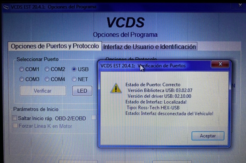 Problema VAGCOM 20.4.1 - Vagcom (VCDS) - Audisport Iberica