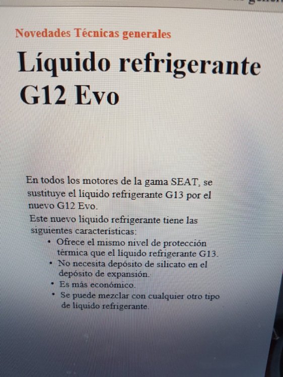 Rellenar refrigerante G13 con G12 - Página 3 - Mecánica Audi A3 8V -  Audisport Iberica