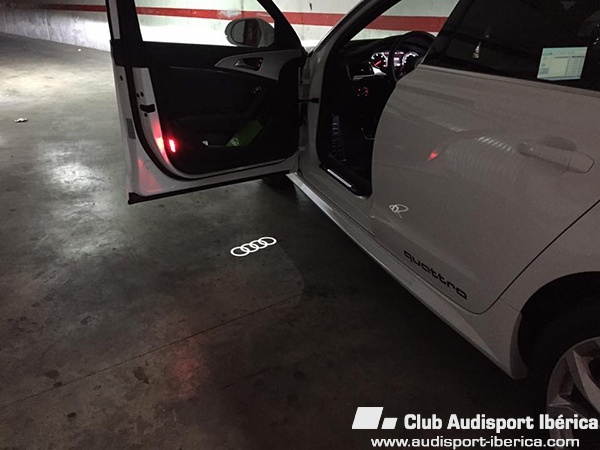 Proyectores LED logo audi bajo de las puertas - Audi A6 / Allroad C7 (a  partir de 2011) - Audisport Iberica