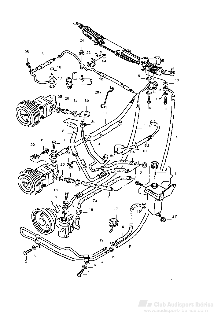 Brico Cambiar Bomba Direccion Audi A4 B5 1995 2001 Audisport Iberica